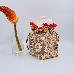 Tissue Box Cover, Floral Tissue Box Cover, Fabric Box Cover, Tissue Box Holder, Tissue Box, Fabric Tissue Box Cover, Tissue Holder