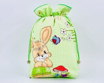Kids Drawstring Bag, Drawstring Pouch, Spare Clothes Bag, Kids Laundry Bag, Linen Drawstring Bags, Kids Travel Bag, Kids Shoes Bag