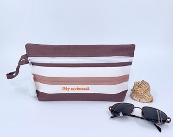 Sac pour maillot de bain, sac bikini mouillé, sac résistant à l'eau, sac de plage imperméable, pochette pour lunettes de piscine, cadeau pour nageur, cadeau pour petite amie