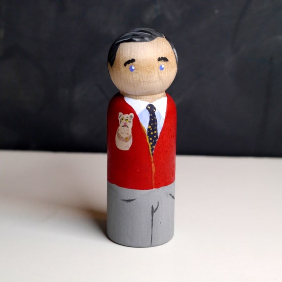 Mr. Rogers Peg Doll