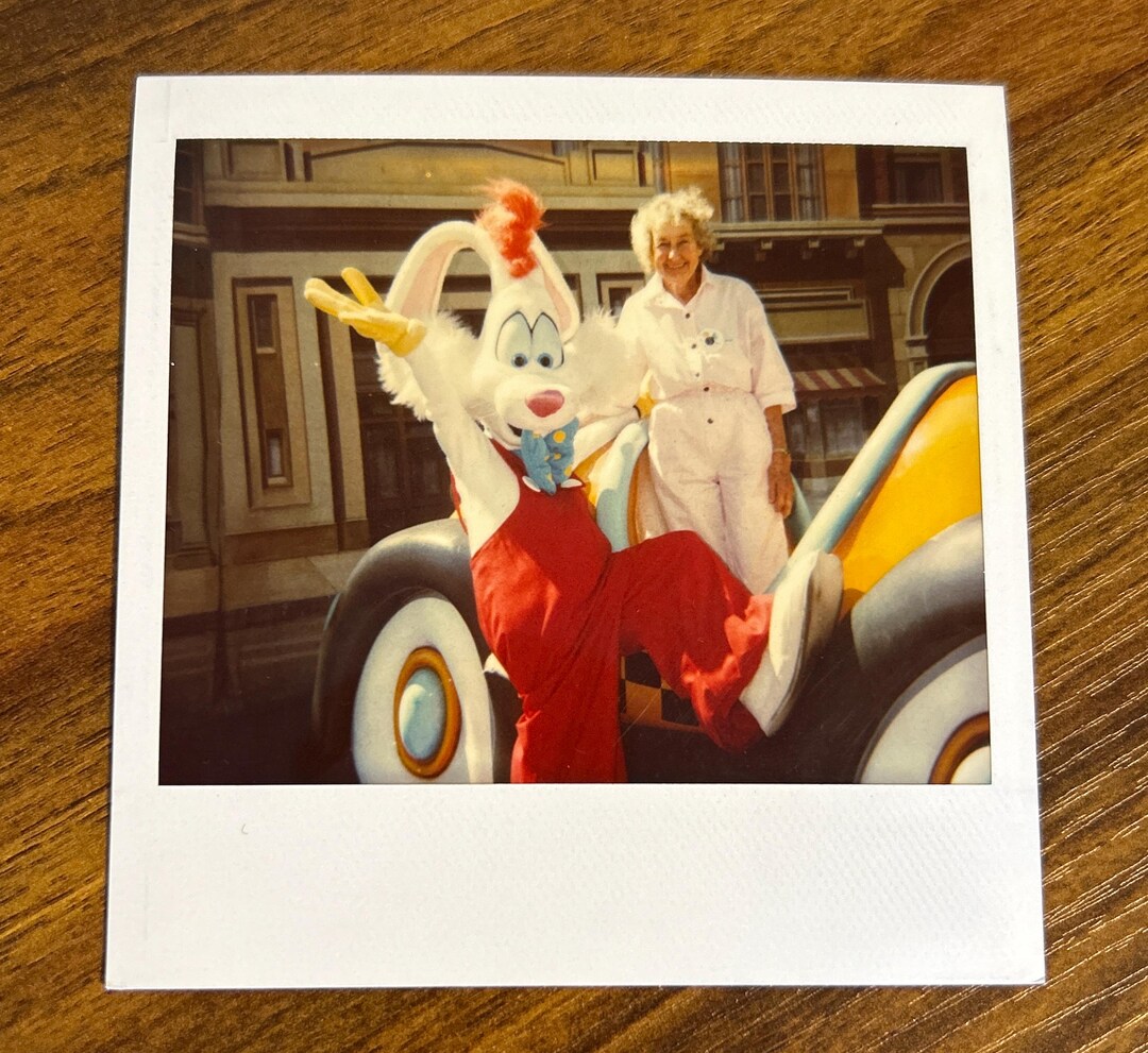 1990s Vintage Color Photo Roger Rabbit Costume Furry Amusement Park ...