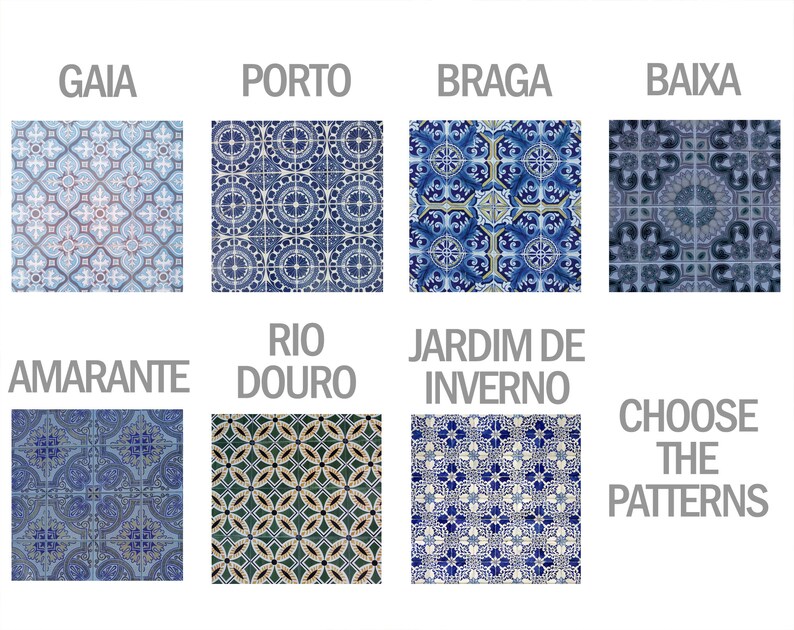 Portuguese Azulejos Wedding Table Numbers image 4