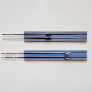 Outil réglable à double loquet pour machine à tricoter LK150 résines écologiques imprimé 3D point de côtes 2x2 double côtes