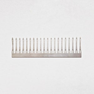 Mini Garter Bar for Silver Reed LK150 Knitting Machine - 20 Stitches, 6.5mm Mid Gauge, Laser Cut 304 Stainless Steel
