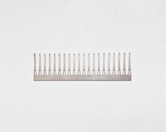 Mini Garter Bar for Silver Reed LK150 Knitting Machine - 20 Stitches, 6.5mm Mid Gauge, Laser Cut 304 Stainless Steel