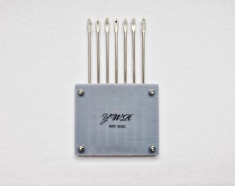 Silver Reed LK150 Transfer Tool - Adjustable 7-Prong Large Eyelet Needle - Eco-Friendly Resin 3D Printed - 6.5mm Mid Gauge Knitting Machine