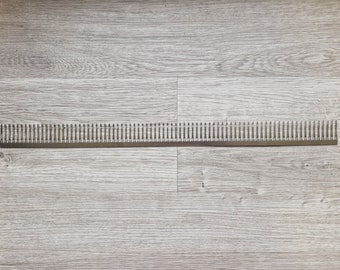 Barre au jarretière longue pour machine à tricoter LK150 - 80 points, 6,5 mm d'épaisseur moyenne, découpé au laser, acier inoxydable 304