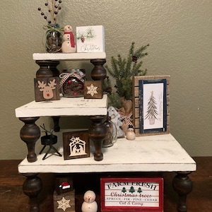 Tiered Riser Tables | Tabletop Riser | Riser Trays | Farmhouse Risers