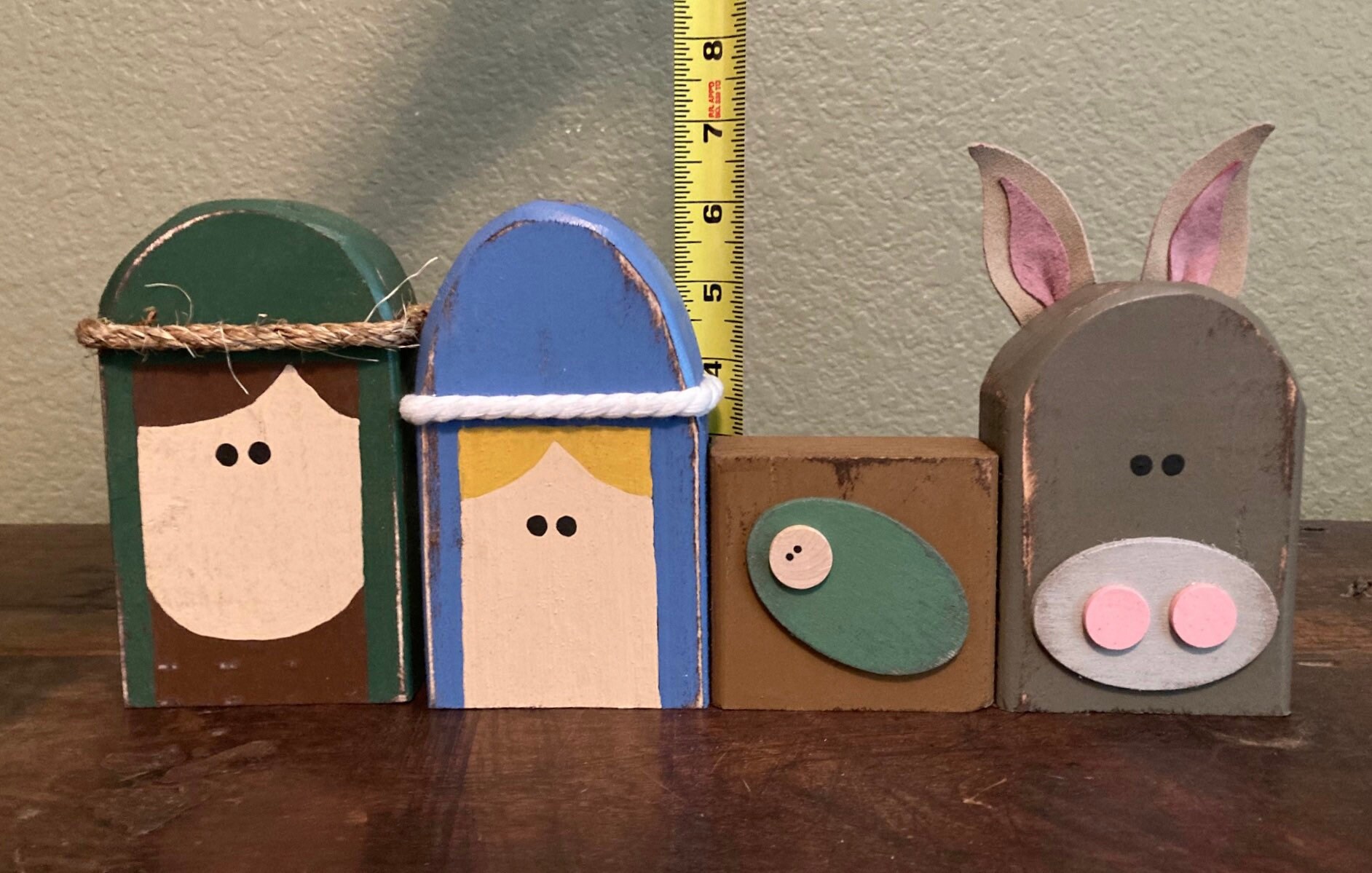 Primative Nativity Primitive Wooden Nativity Set | Simple Christmas Decor | Nativity Guys ...