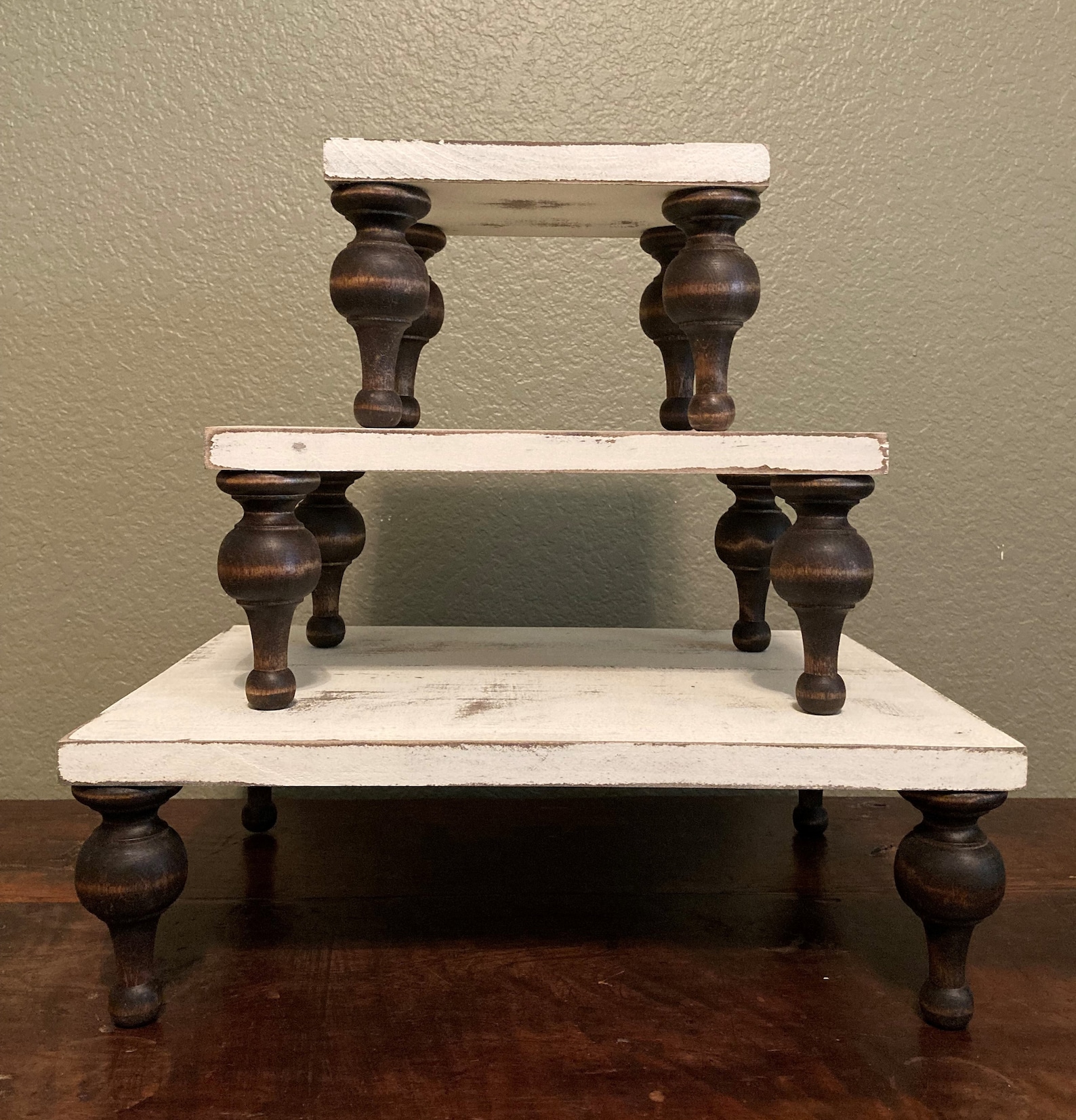 Tiered Riser Tables Tabletop Riser Riser Trays Farmhouse Risers - Etsy