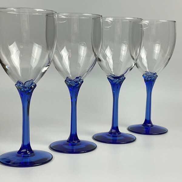 Cobalt Blue Glasses Etsy