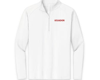 Ecuador Embroidered Quarter-Zip Pullover | Mundial
