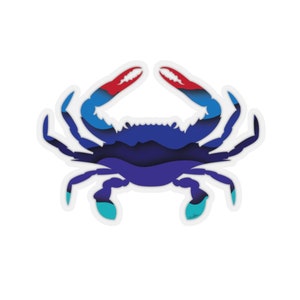 Blue Crab Sticker