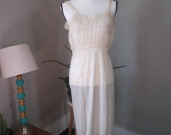 Late 1940's Lace Slip
