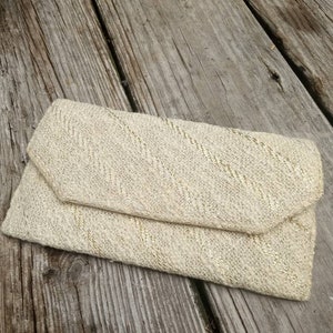 Mid century Woven Clutch