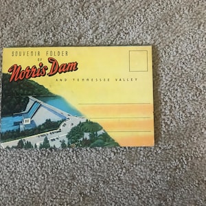 Souvenirmap van Norris Dam en Tennessee Valley