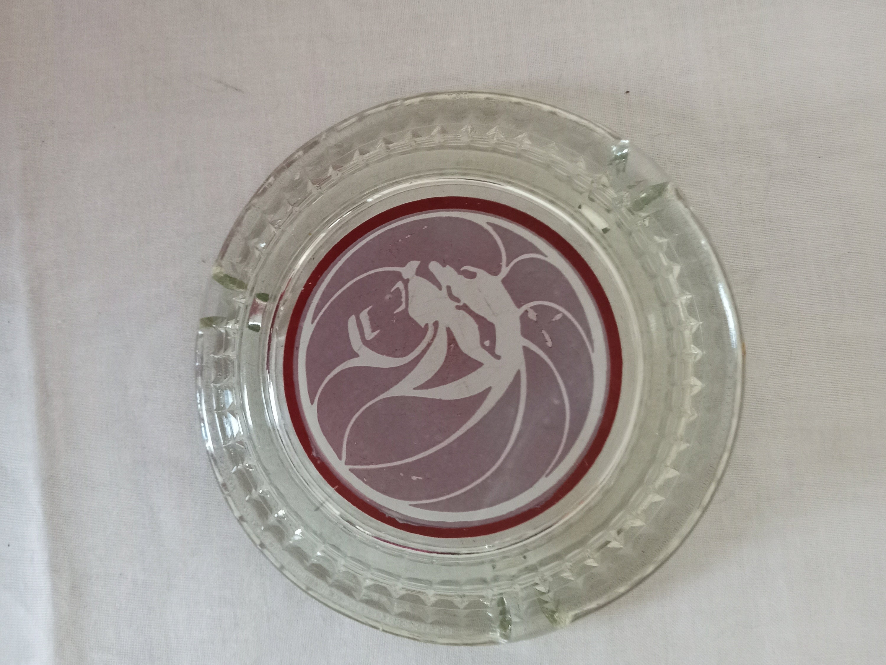 Gold and Silver Lion and Monkey Ashtray main image 1