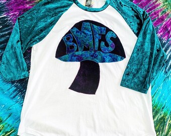 womens large upcycled Phish NYE Madison Square Garden flannel pearl snaps YEMSG
