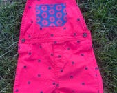 Phish inspired baby overall shorts size 12 month, Fishman donut pocket, crab in my shoe mouth baby shower gift