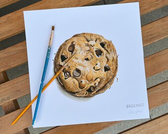 Chocolate Chip Cookie Print (8x8)