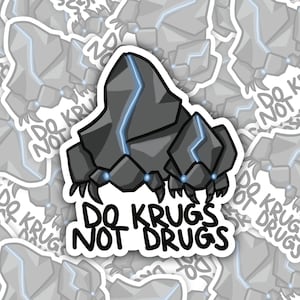 League of Legends - Do Krugs Not Drugs - Funny LoL Sticker - Jungle Main - League Gift