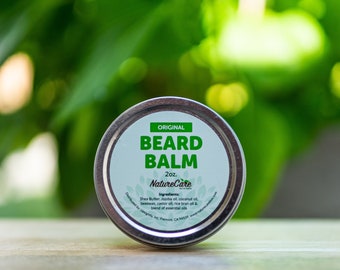 NatureCare by Alievia beard balm - Original Beard Conditioner, Beard Styling product, Beard balm Made in USA, Gift for Him