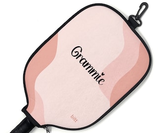 Pickleball Paddle Cover Custom Gift for Pickleball Player Protective Personalized Paddle Cover with Zipper Pickleball Gift Cover with Hook