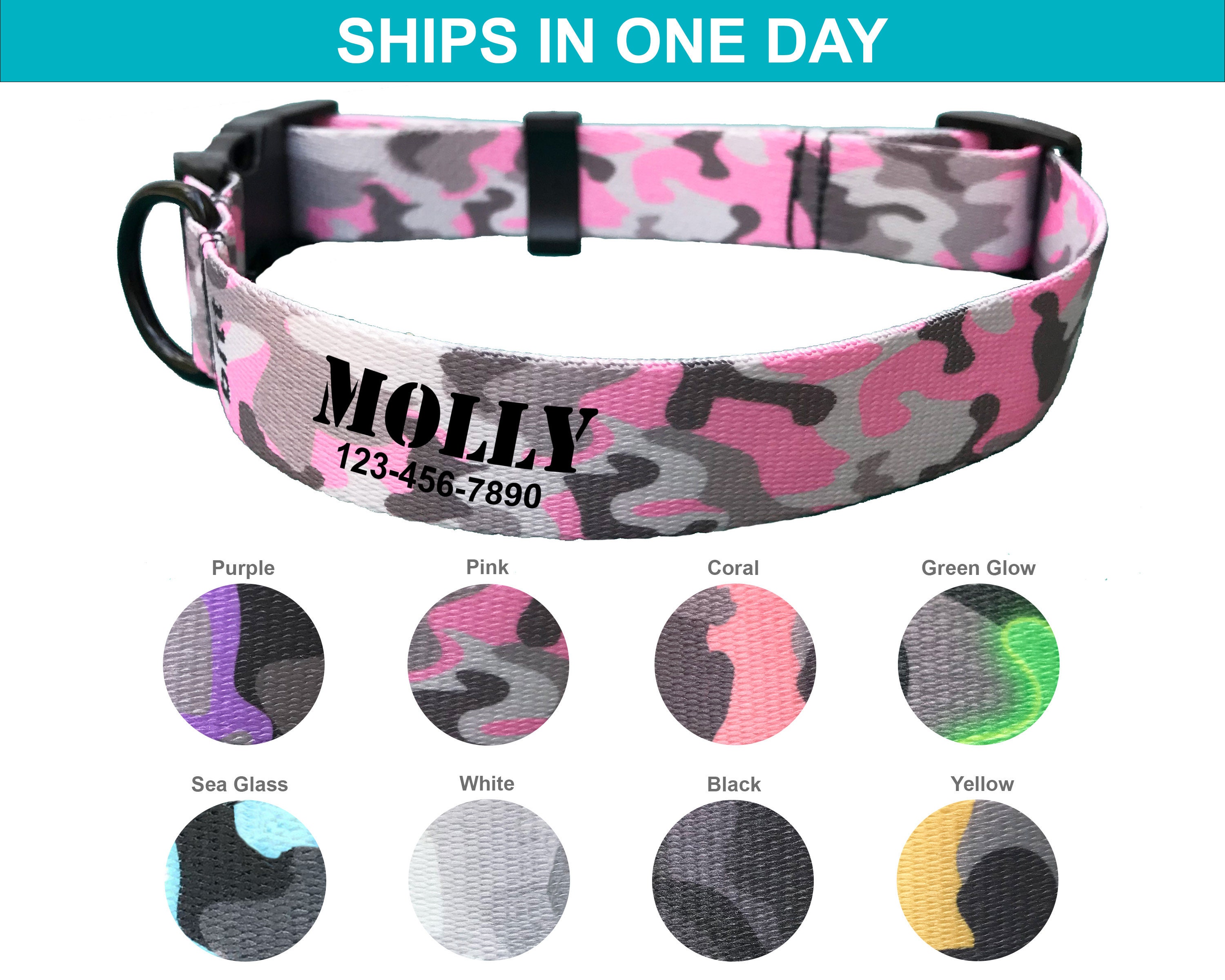 Muddy Girl Camo Dog Collar Etsy Ireland