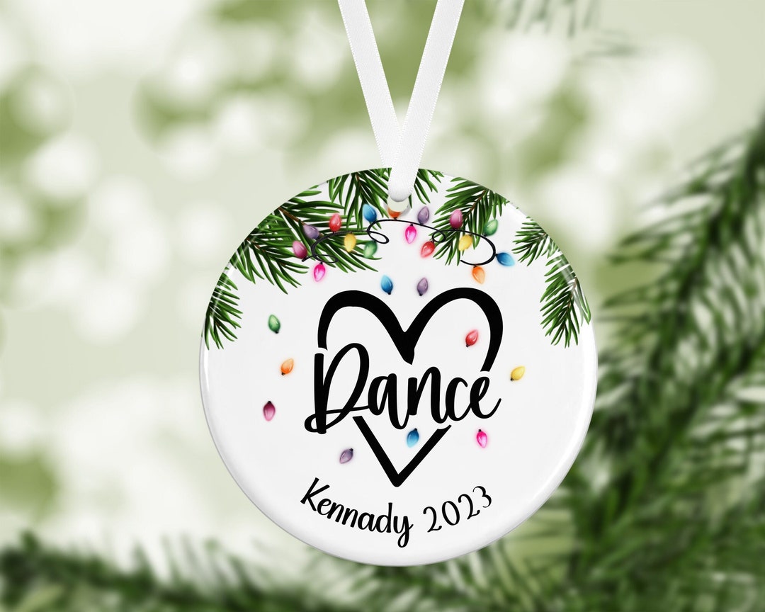 Dance Christmas Ornament Personalized Christmas Gift Ballet Dance
