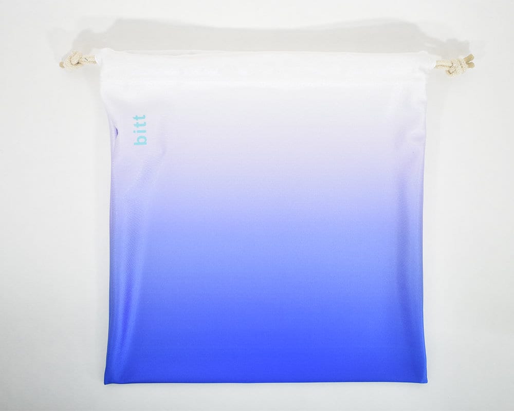 Royal Blue Ombre Gymnastics Grip Bag - Royal Blue to White Ombre Sublimated Bag