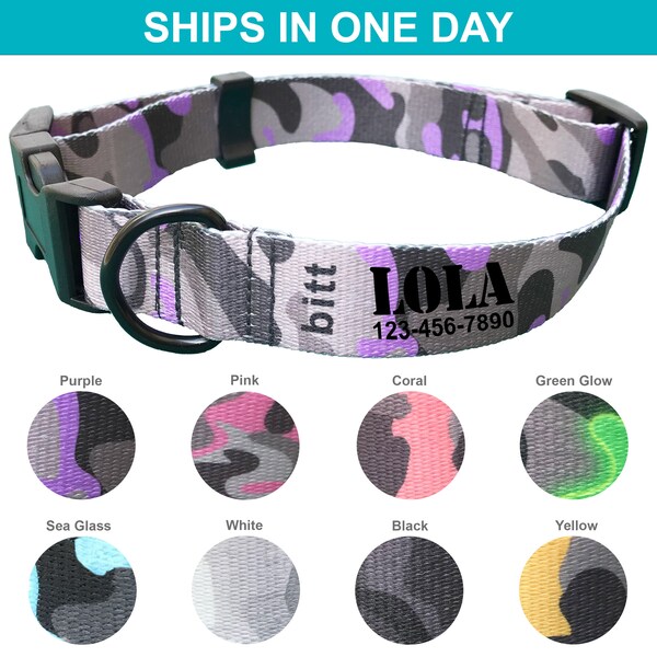 Camouflage Collar Etsy