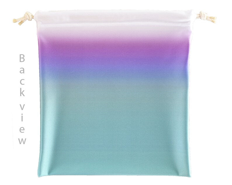 Personalized Gymnastics Grip Bag Teal Purple and White Ombre Etsy