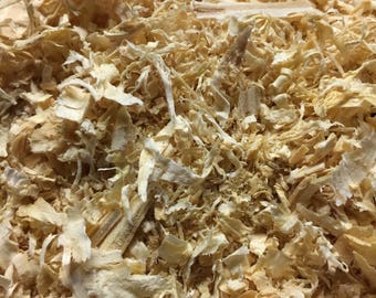 Bulk Pine Shavings (25lbs) Natural, Kiln Dried, for Animals, Gardening, Made in USA by Crossroad Sales LLC