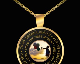 To My Granddaughter - Always Remember...My Heart Yours - Necklace