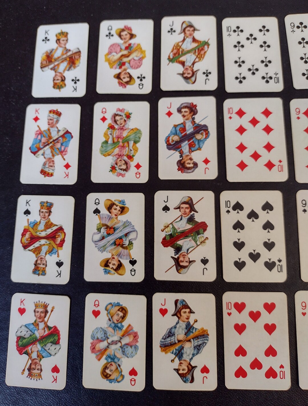 Pack of Vintage Miniature Playing Cards Ephemera Scraps Scrapbooking