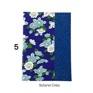 Carnets de note recouverts de papier japonais 5 Bleu foncé