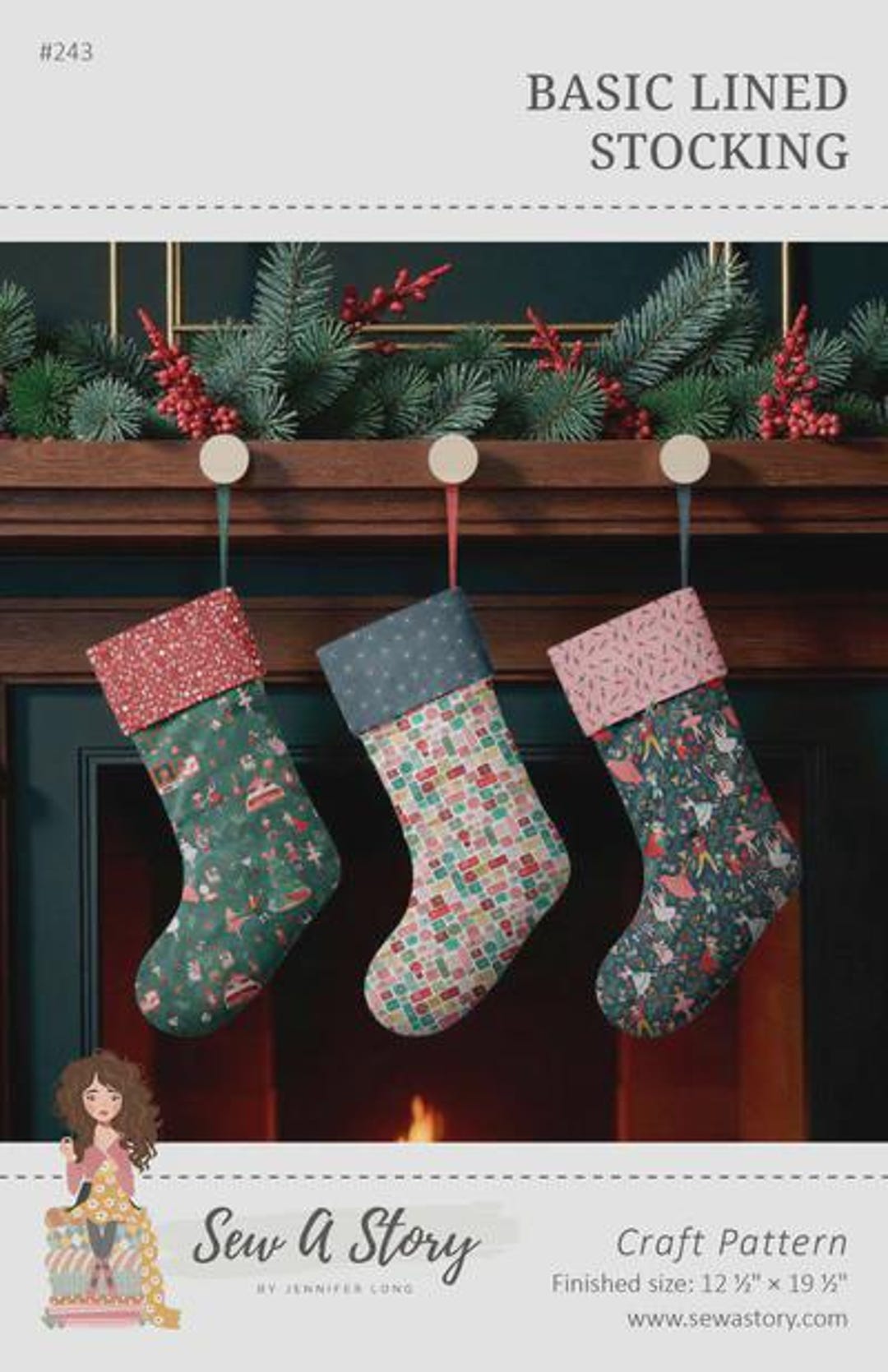 Fish Et Pattern Stocking Pattern Basic Lined Stocking Pattern - Etsy
