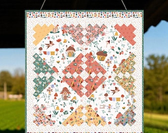 Strawberry Patch Mini Quilt