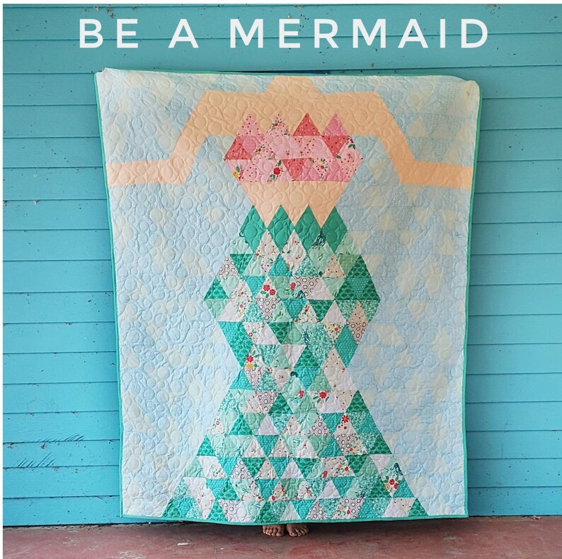 Be A Mermaid Quilt Pattern Etsy Canada