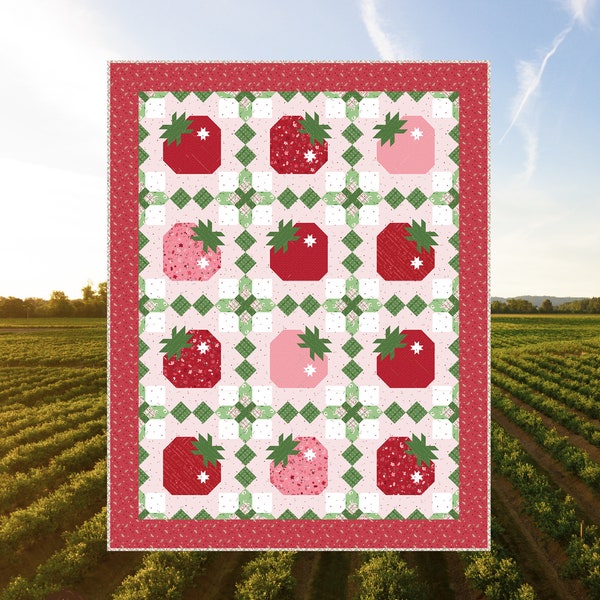 Strawberry Basket Quilt Pattern