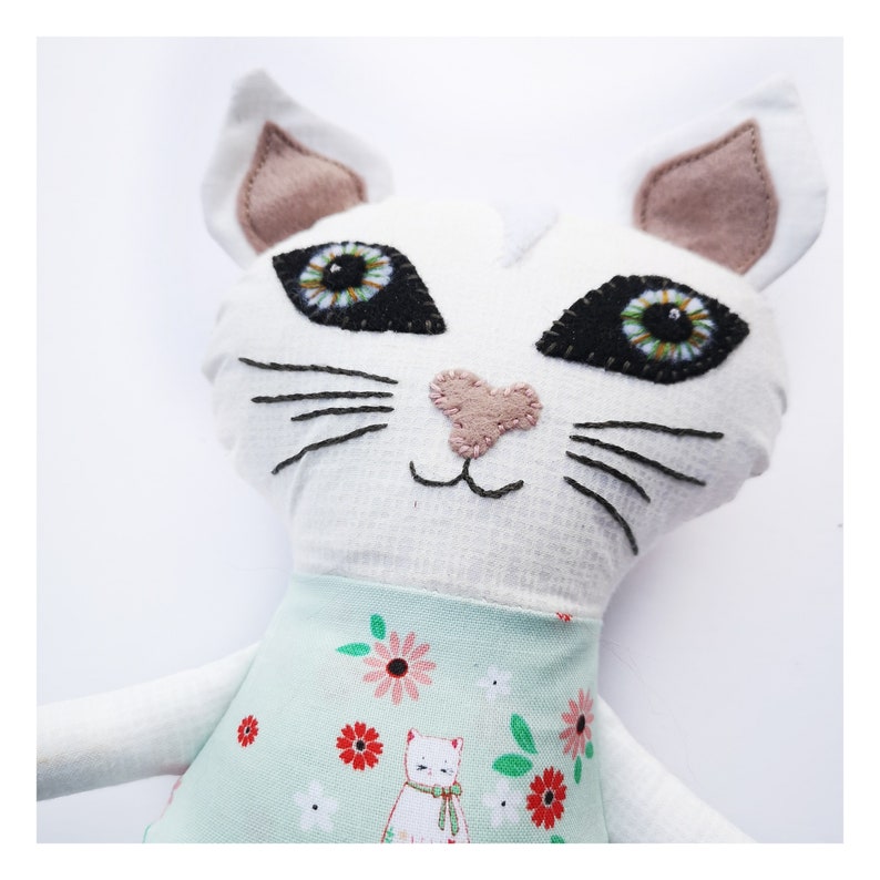 Kitty Doll Sewing Machine and Hand Embroidery Pattern Etsy