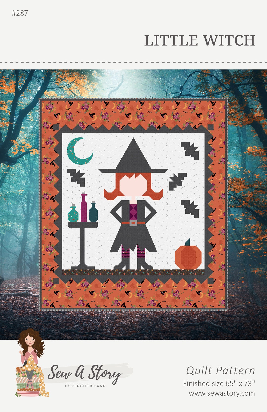 Little Witch Quilt Pattern - Etsy