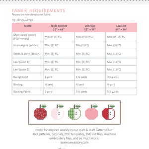 Apple Season Quilt Pattern - Etsy