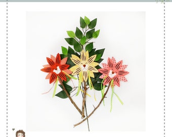 Tiger Lily Flower Wand -Sewing Pattern