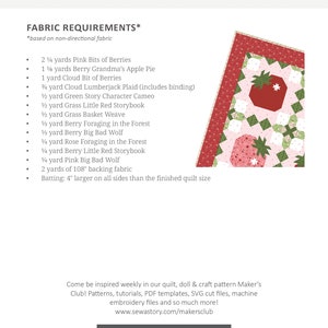 Strawberry Basket Quilt Pattern - Etsy