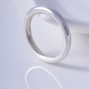 Sterling silver handmade halo ring band ring 925 thumb ring silver ring image 5