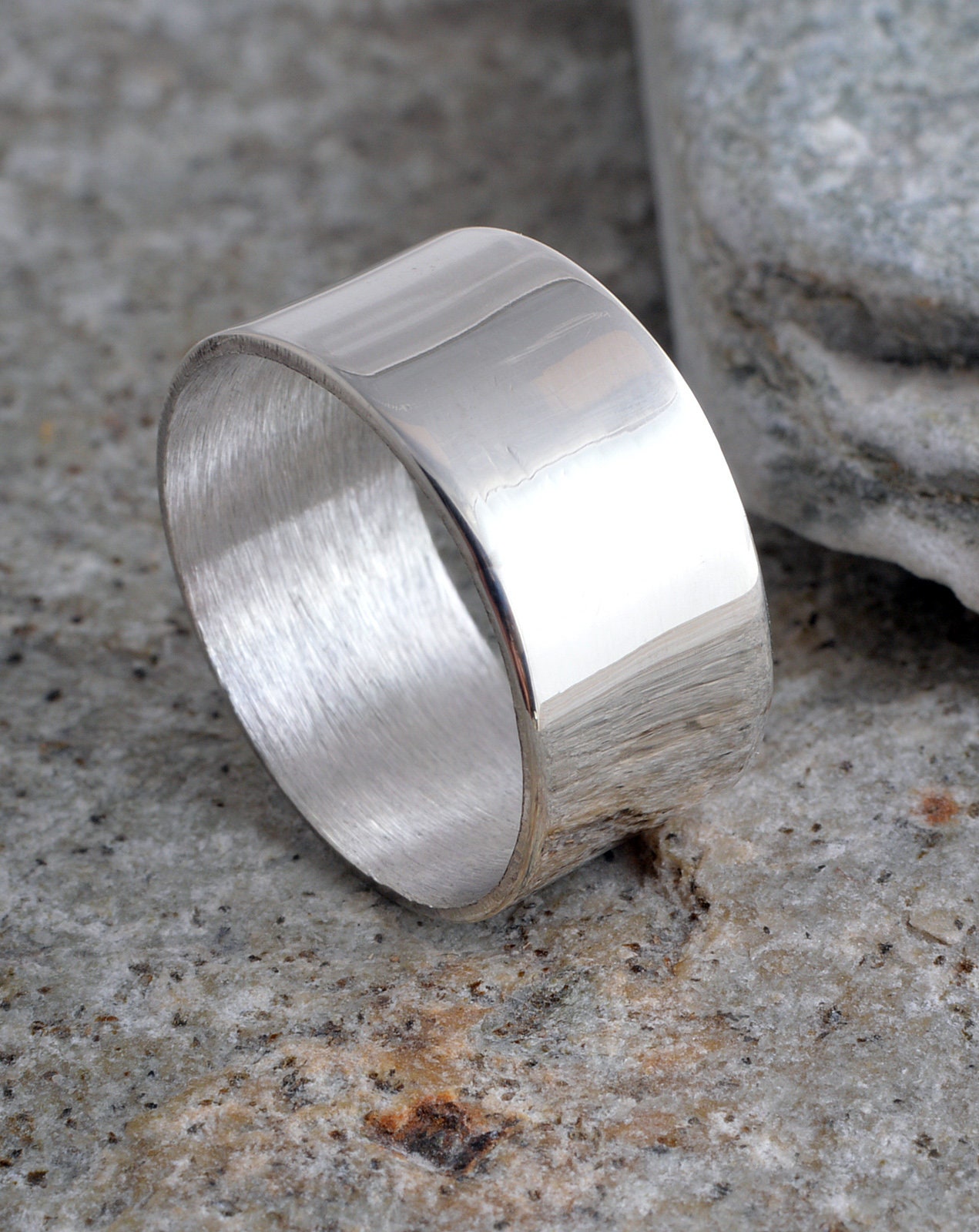 Stainless Steel Ring, 8mm Ring, Steel Band, Man Ring, Rings for