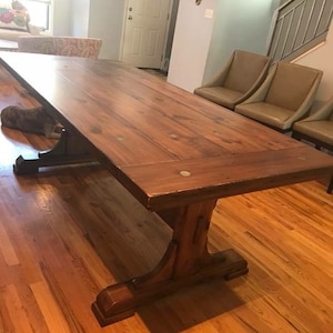 Reclaimed industrial Modern Farmhouse Extension Table