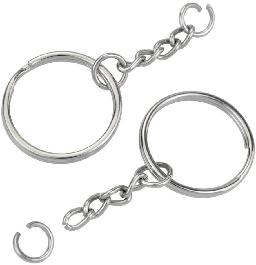 Keychain Hardware Set of 10