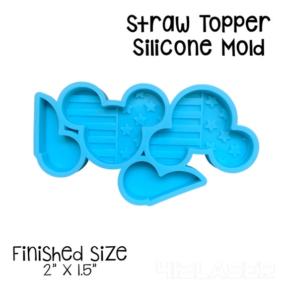 FINAL SALE 50% OFF Straw Topper Silicone Mold Resin Mold Epoxy Mold  Silicone Mold 